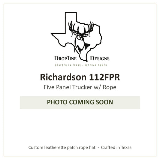 Photo coming soon: Richardson 112FPR Five Panel Trucker w/ Rope