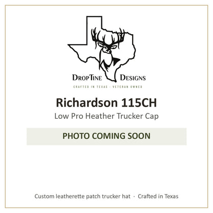 Photo coming soon: Richardson 115CH Low Pro Heather Trucker Cap