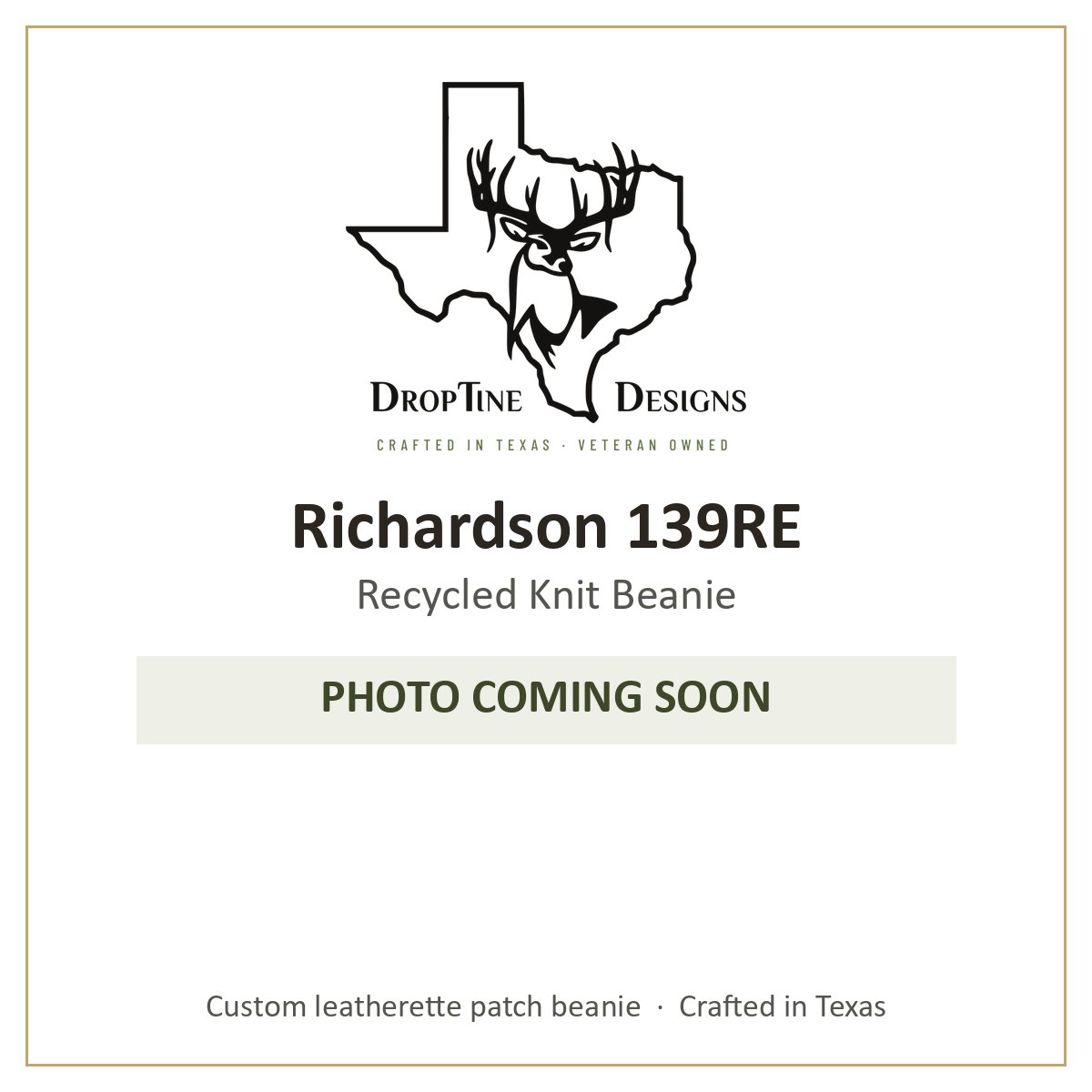 Photo coming soon: Richardson 139RE Recycled Knit Beanie
