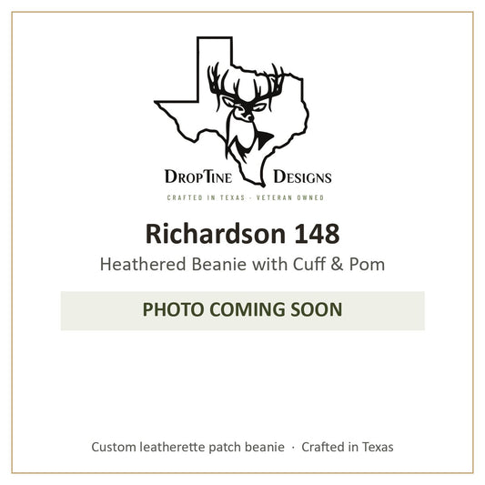 Photo coming soon: Richardson 148 Heathered Beanie with Cuff & Pom