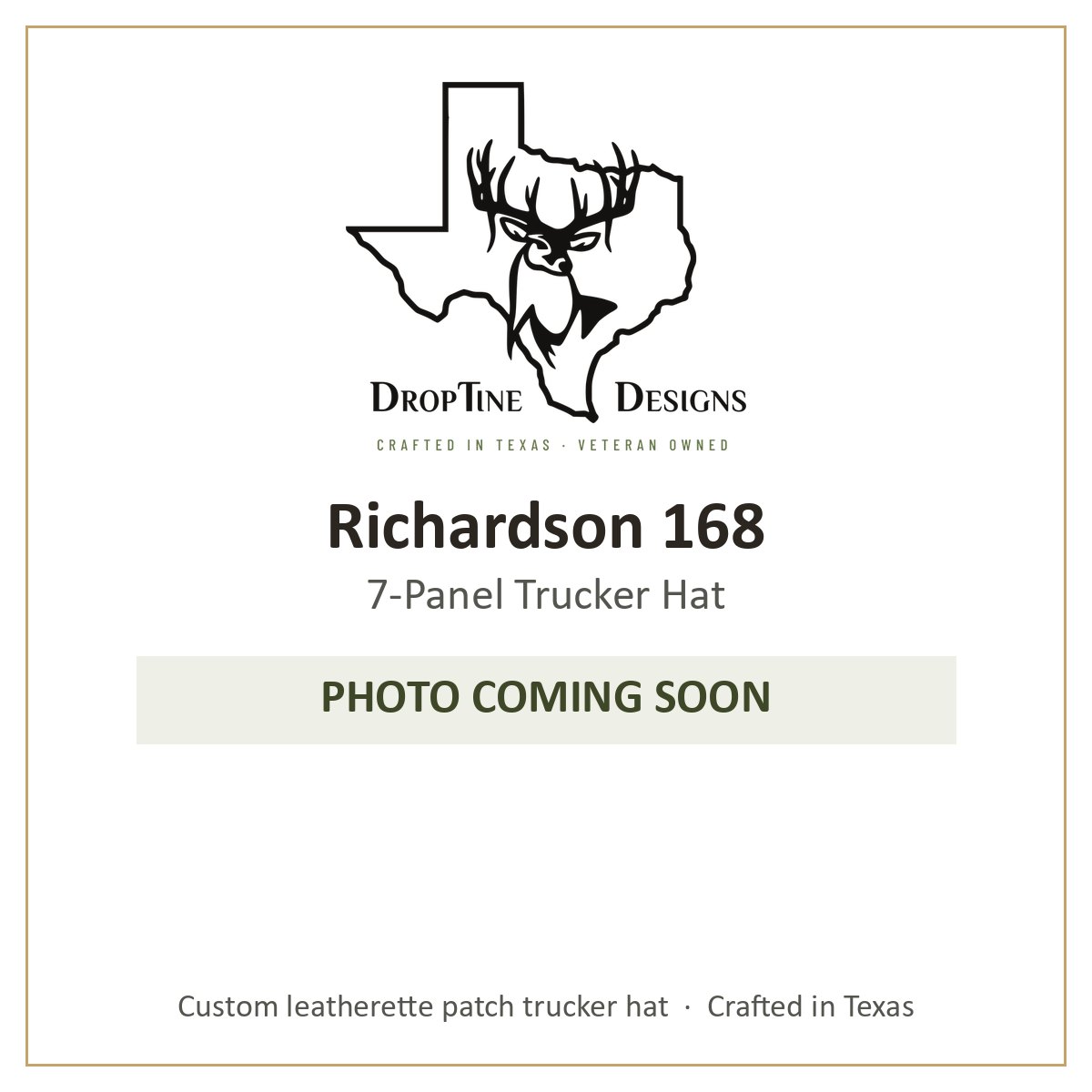 Photo coming soon: Richardson 168 7-Panel Trucker Hat