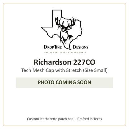 Photo coming soon: Richardson 227CO Tech Mesh Cap with Stretch (Size Small)