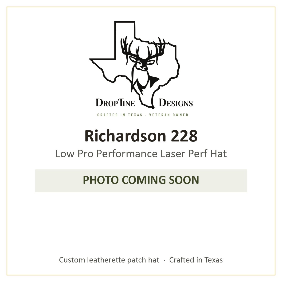 Photo coming soon: Richardson 228 Low Pro Performance Laser Perf Hat