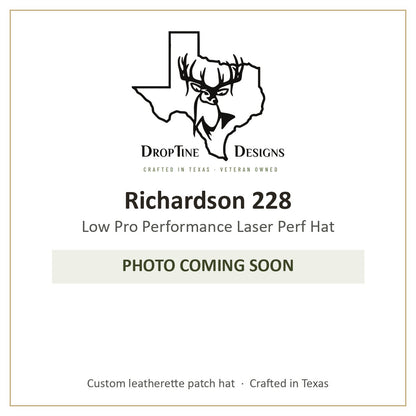 Photo coming soon: Richardson 228 Low Pro Performance Laser Perf Hat