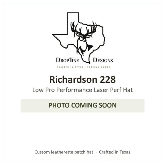 Photo coming soon: Richardson 228 Low Pro Performance Laser Perf Hat