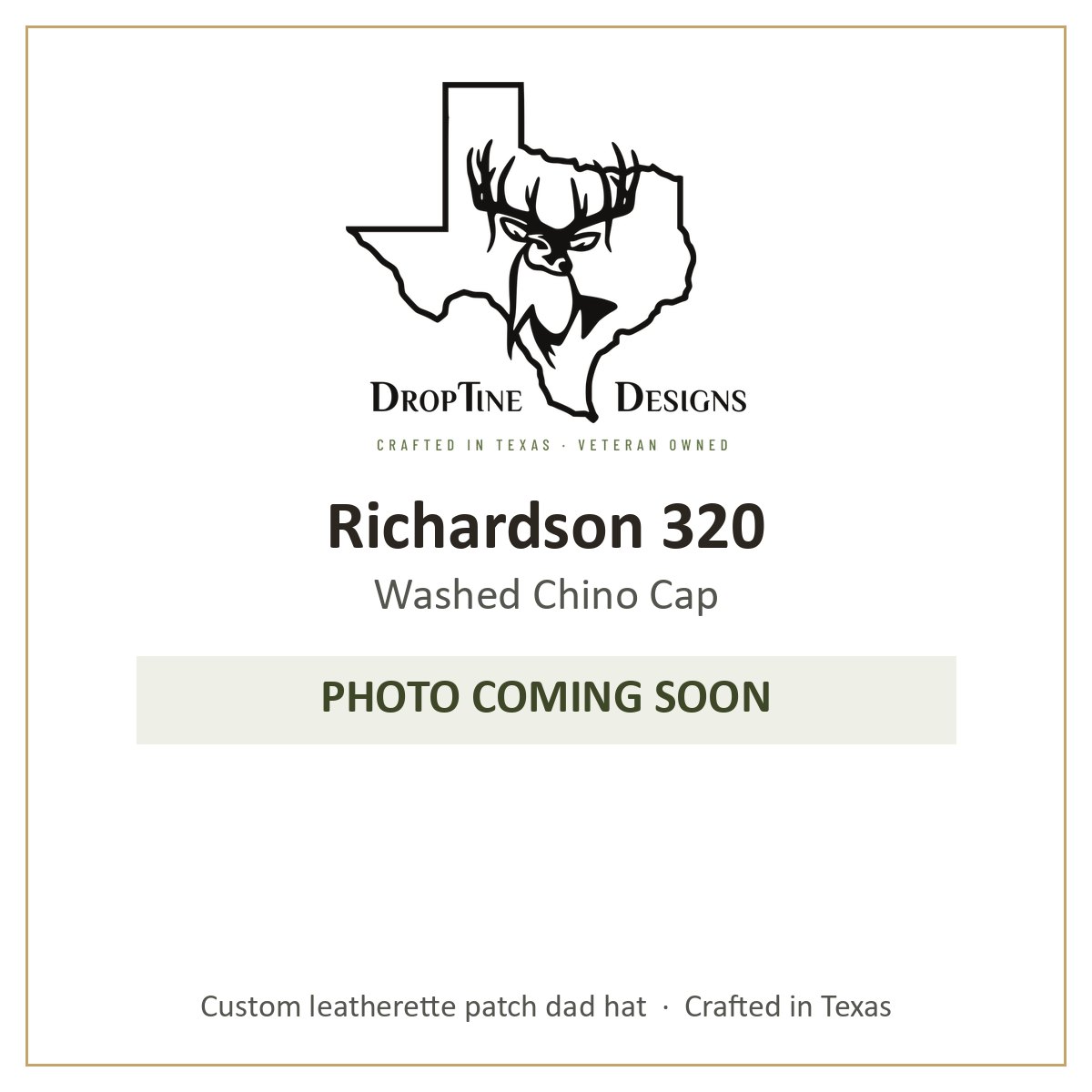 Photo coming soon: Richardson 320 Washed Chino Cap