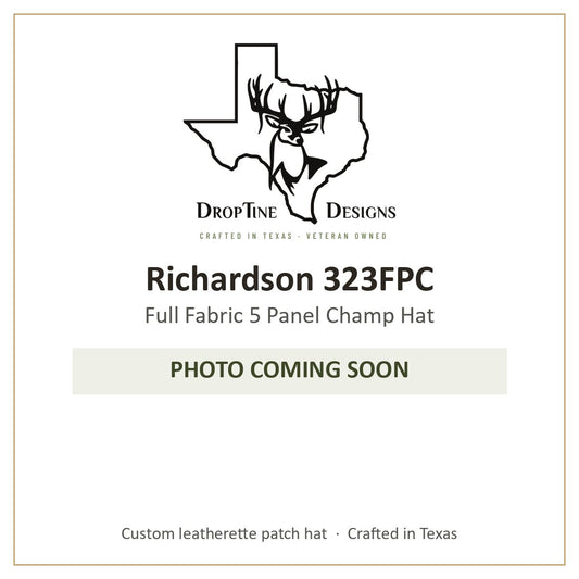 Photo coming soon: Richardson 323FPC Full Fabric 5 Panel Champ Hat