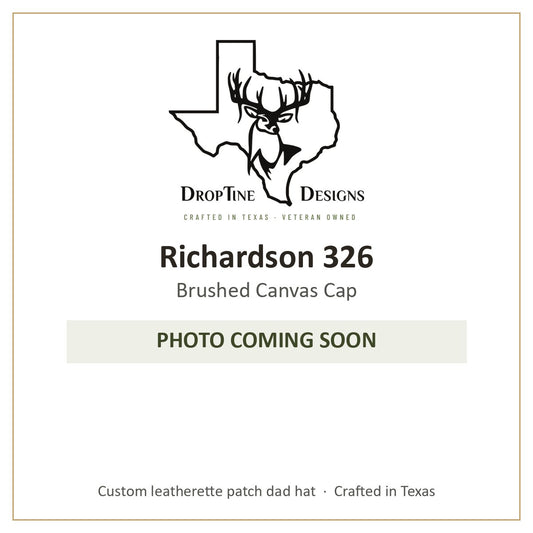 Photo coming soon: Richardson 326 Brushed Canvas Cap