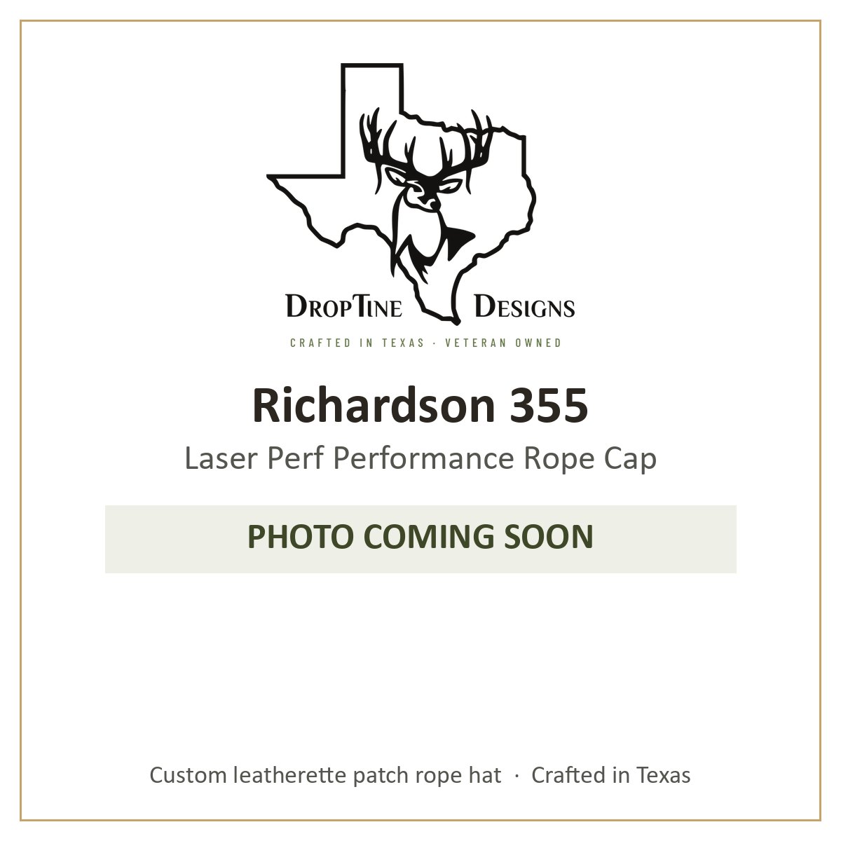 Photo coming soon: Richardson 355 Laser Perf Performance Rope Cap