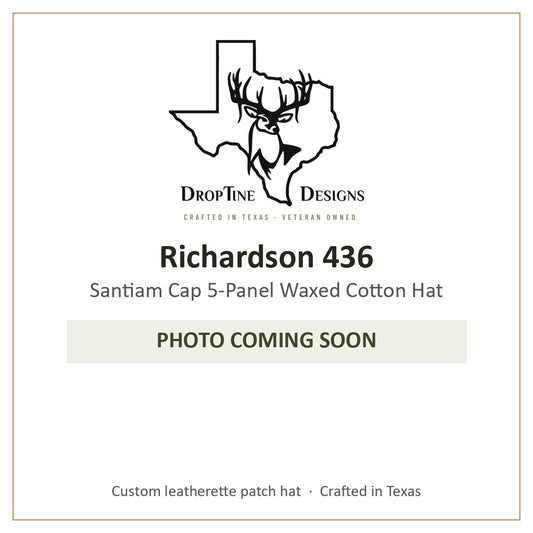 Photo coming soon: Richardson 436 Santiam Cap 5-Panel Waxed Cotton Hat