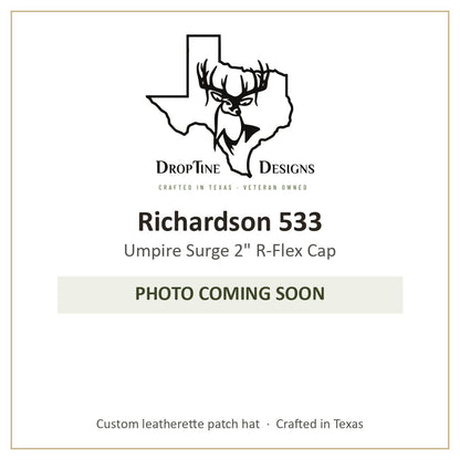 Photo coming soon: Richardson 533 Umpire Surge 2" R-Flex Cap