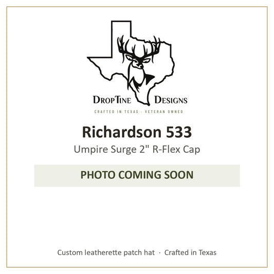 Photo coming soon: Richardson 533 Umpire Surge 2" R-Flex Cap