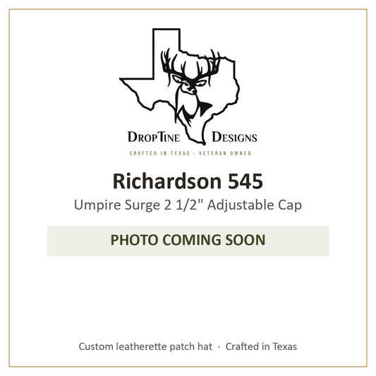 Photo coming soon: Richardson 545 Umpire Surge 2 1/2" Adjustable Cap