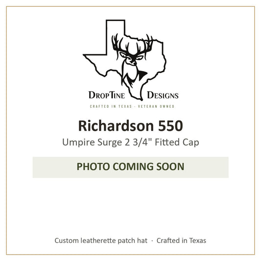 Photo coming soon: Richardson 550 Umpire Surge 2 3/4" Fitted Cap