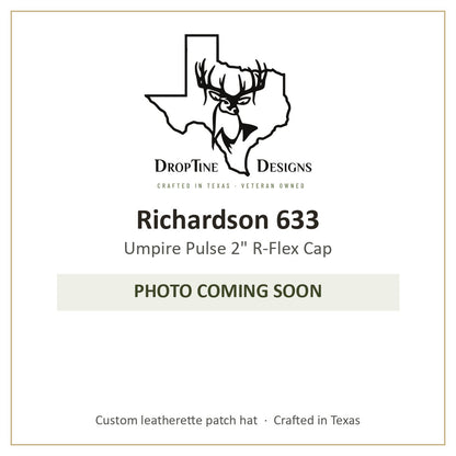 Photo coming soon: Richardson 633 Umpire Pulse 2" R-Flex Cap