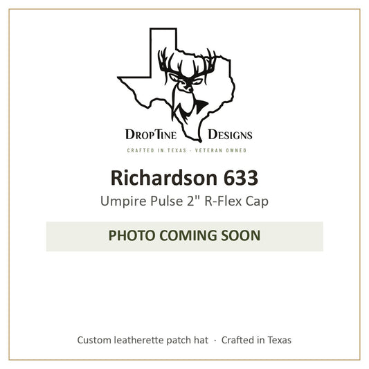 Photo coming soon: Richardson 633 Umpire Pulse 2" R-Flex Cap