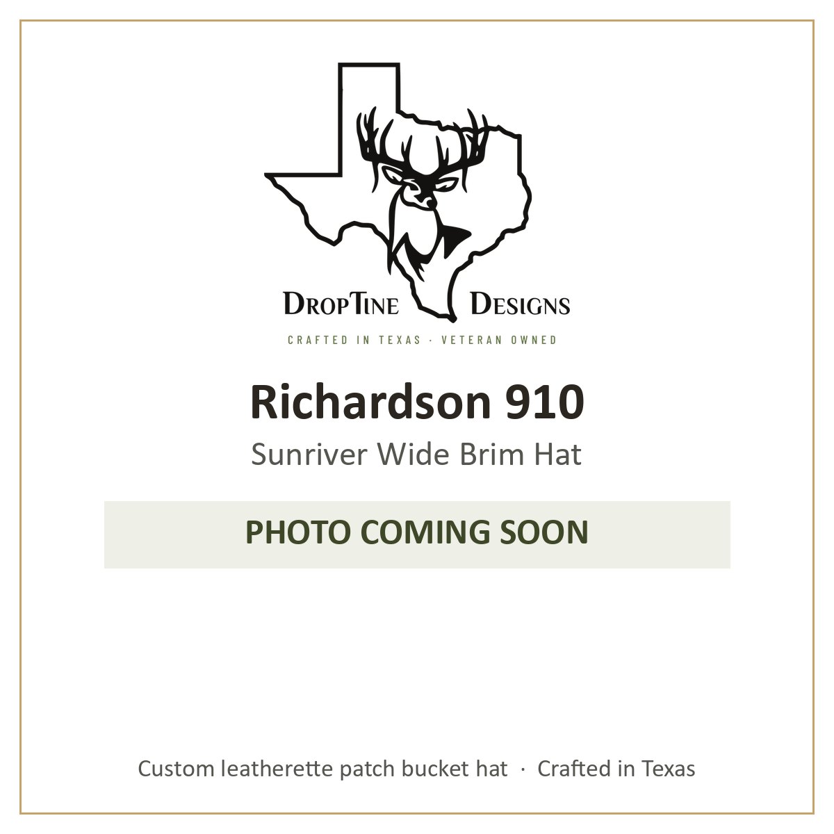 Photo coming soon: Richardson 910 Sunriver Wide Brim Hat
