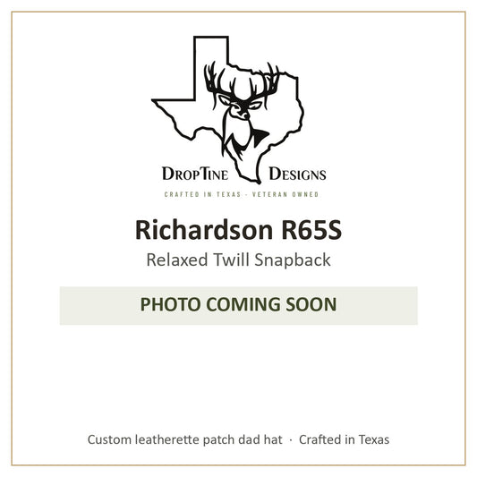 Photo coming soon: Richardson R65S Relaxed Twill Snapback