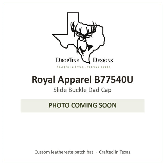 Photo coming soon: Royal Apparel B77540U Slide Buckle Dad Cap