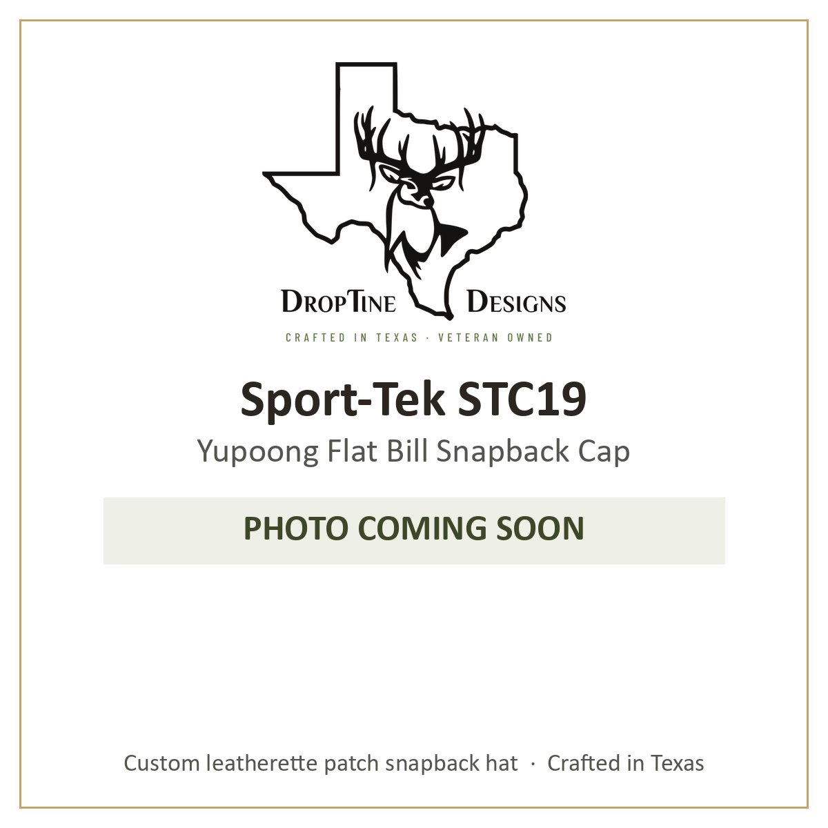 Photo coming soon: Sport-Tek STC19 Yupoong Flat Bill Snapback Cap