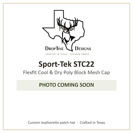 Photo coming soon: Sport-Tek STC22 Flexfit Cool & Dry Poly Block Mesh Cap