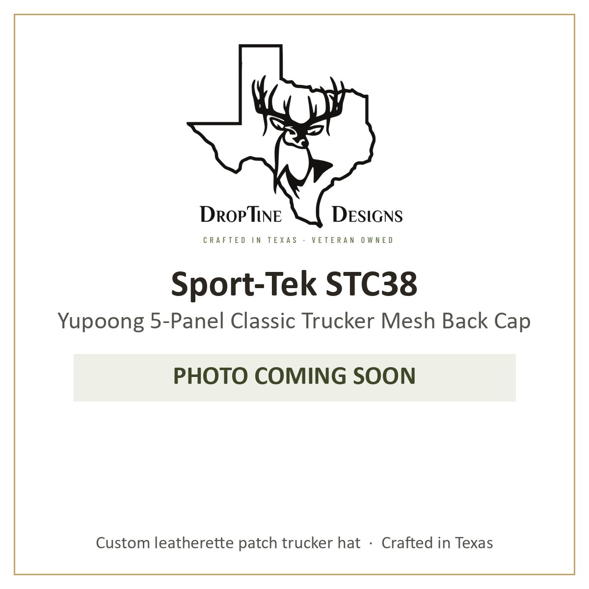 Photo coming soon: Sport-Tek STC38 Yupoong 5-Panel Classic Trucker Mesh Back Cap