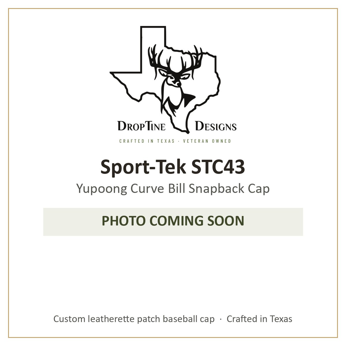 Photo coming soon: Sport-Tek STC43 Yupoong Curve Bill Snapback Cap