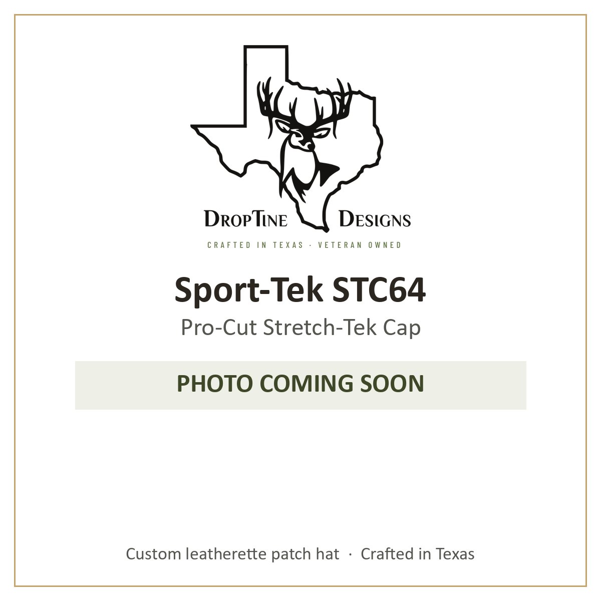 Photo coming soon: Sport-Tek STC64 Pro-Cut Stretch-Tek Cap