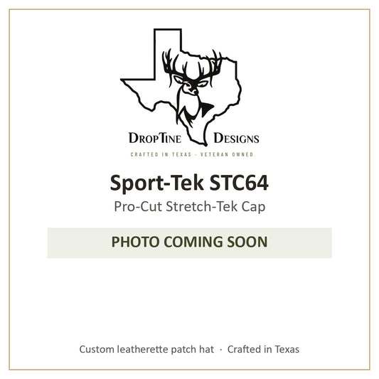 Photo coming soon: Sport-Tek STC64 Pro-Cut Stretch-Tek Cap