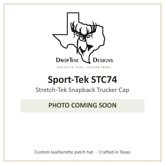 Photo coming soon: Sport-Tek STC74 Stretch-Tek Snapback Trucker Cap
