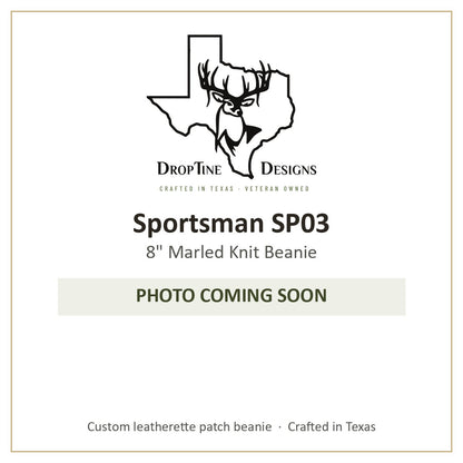 Photo coming soon: Sportsman SP03 8" Marled Knit Beanie