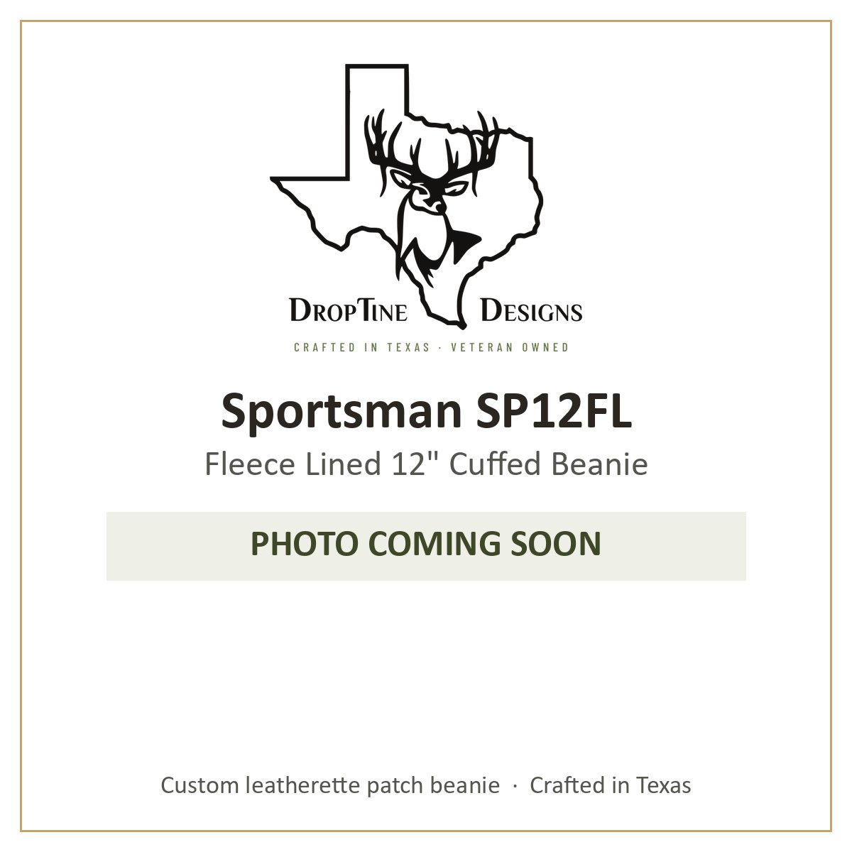 Photo coming soon: Sportsman SP12FL Fleece Lined 12" Cuffed Beanie