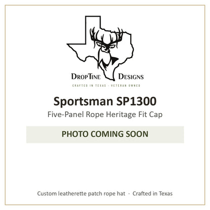 Photo coming soon: Sportsman SP1300 Five-Panel Rope Heritage Fit Cap