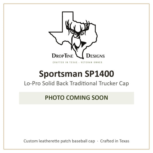 Photo coming soon: Sportsman SP1400 Lo-Pro Solid Back Traditional Trucker Cap