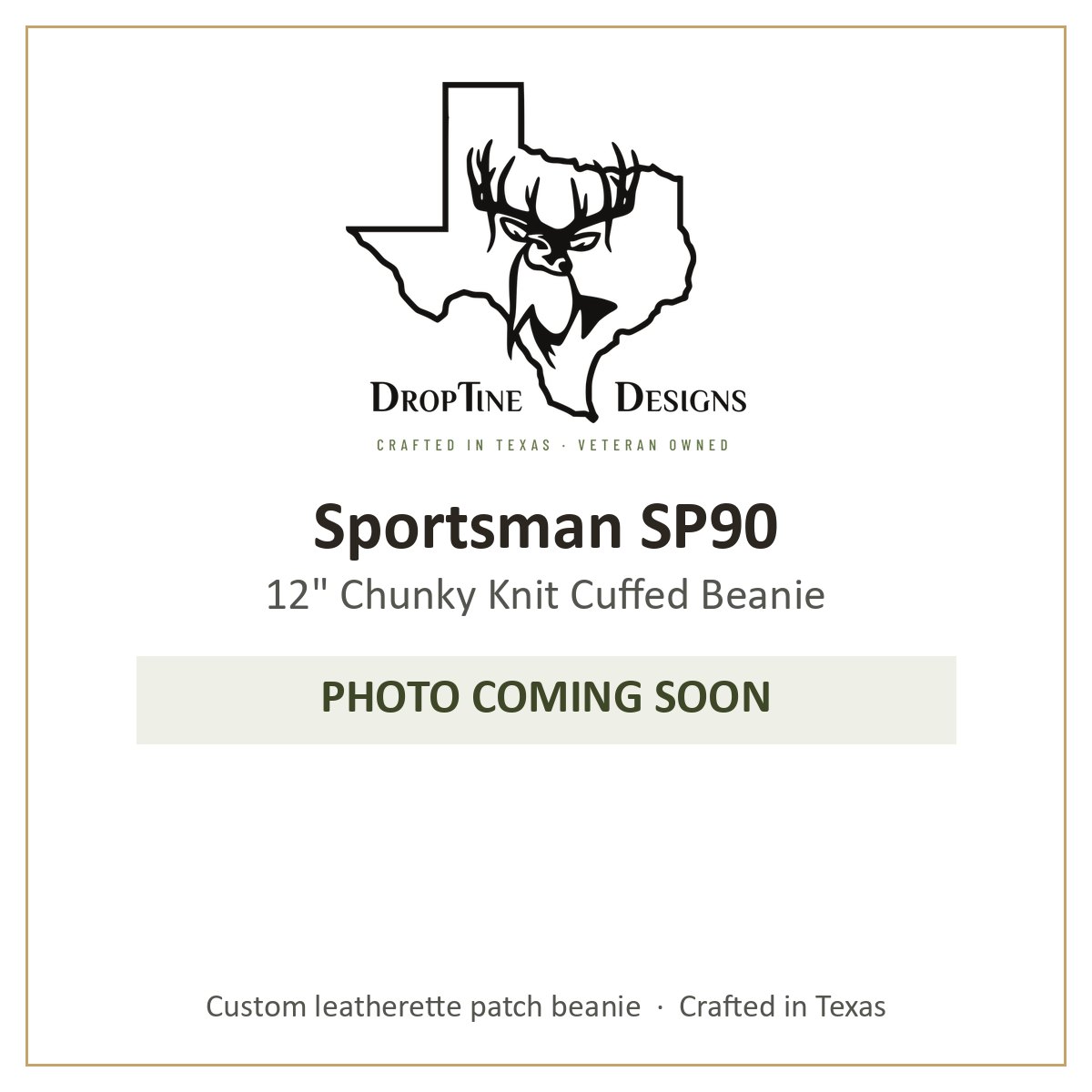Photo coming soon: Sportsman SP90 12" Chunky Knit Cuffed Beanie