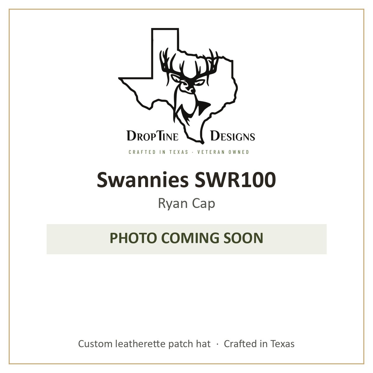 Photo coming soon: Swannies SWR100 Ryan Cap