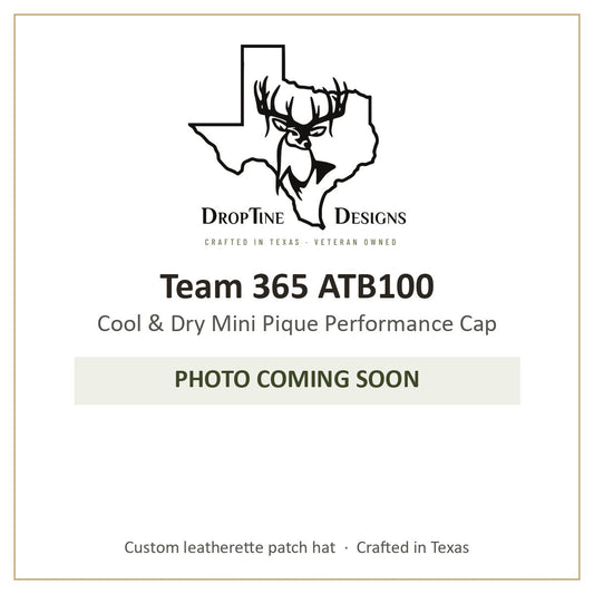 Photo coming soon: Team 365 ATB100 Cool & Dry Mini Pique Performance Cap