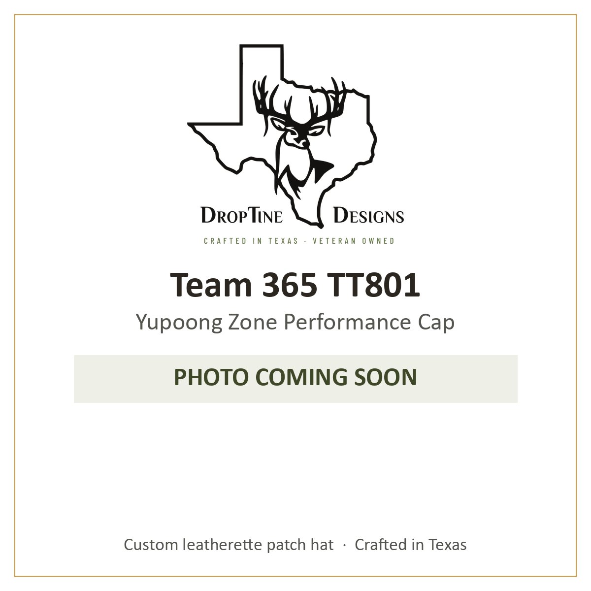 Photo coming soon: Team 365 TT801 Yupoong Zone Performance Cap