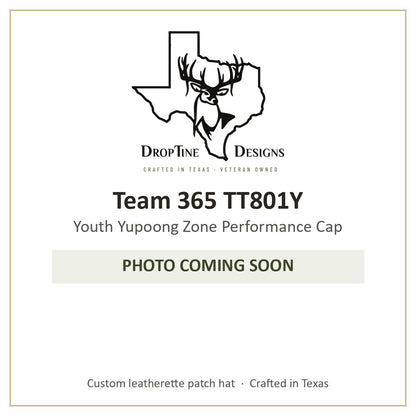 Photo coming soon: Team 365 TT801Y Youth Yupoong Zone Performance Cap