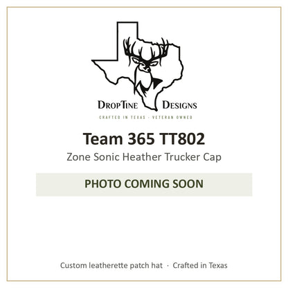 Photo coming soon: Team 365 TT802 Zone Sonic Heather Trucker Cap