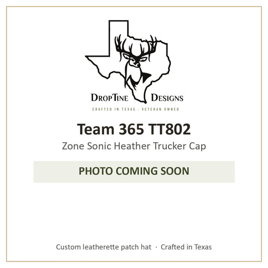 Photo coming soon: Team 365 TT802 Zone Sonic Heather Trucker Cap