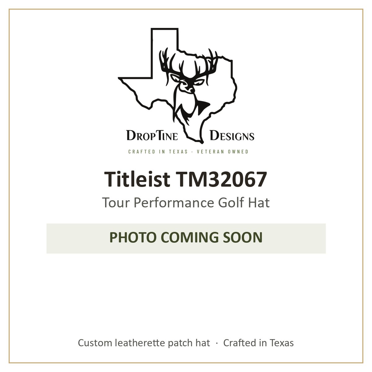 Photo coming soon: Titleist TM32067 Tour Performance Golf Hat