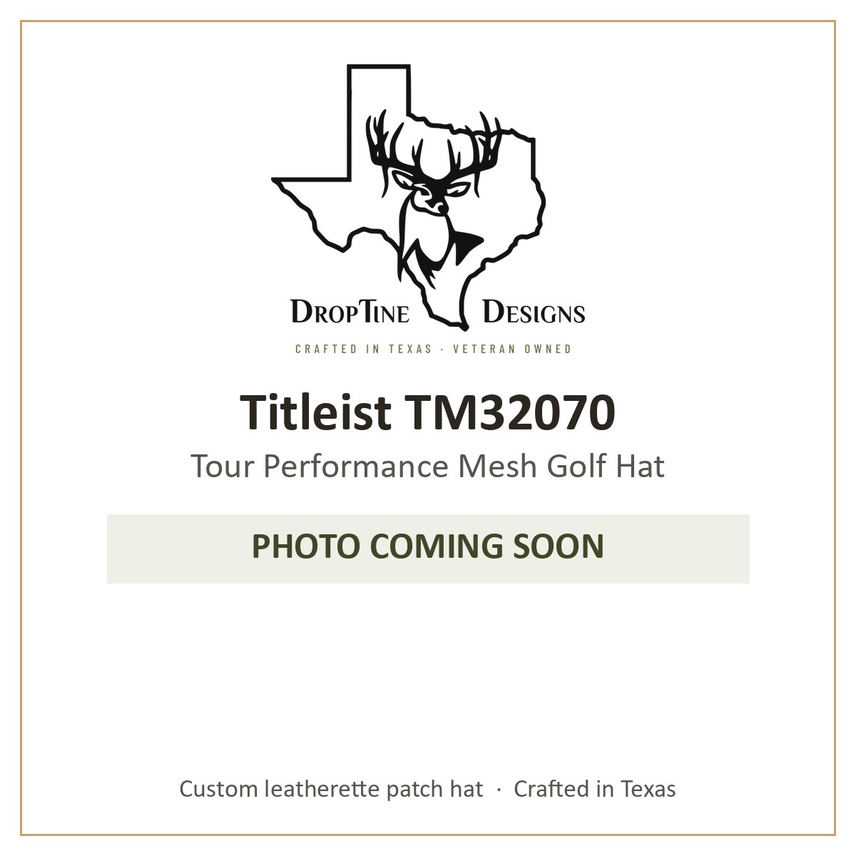 Photo coming soon: Titleist TM32070 Tour Performance Mesh Golf Hat