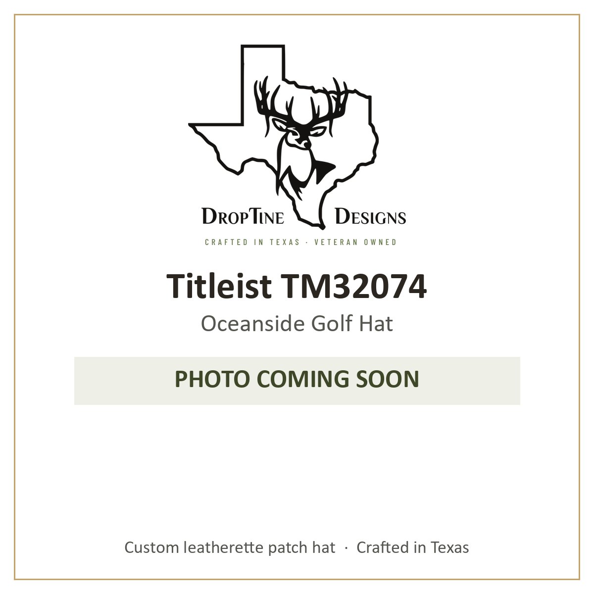 Photo coming soon: Titleist TM32074 Oceanside Golf Hat