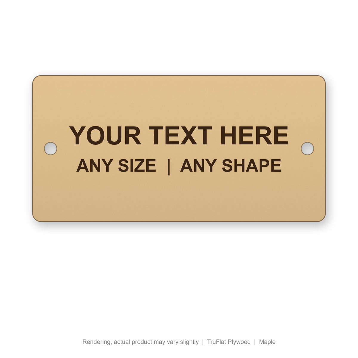 TruFlat Plywood engraved plate (rendering)