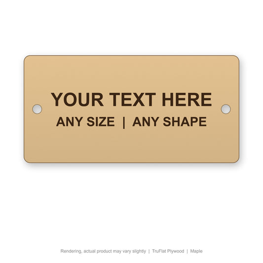 TruFlat Plywood engraved plate (rendering)