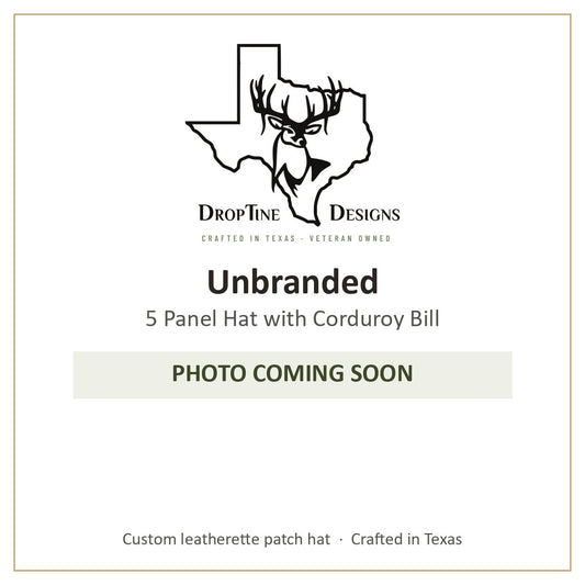 Photo coming soon: Unbranded 5 Panel Hat with Corduroy Bill