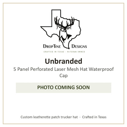 Photo coming soon: Unbranded 5 Panel Perforated Laser Mesh Hat Waterproof Cap