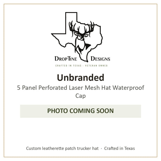 Photo coming soon: Unbranded 5 Panel Perforated Laser Mesh Hat Waterproof Cap