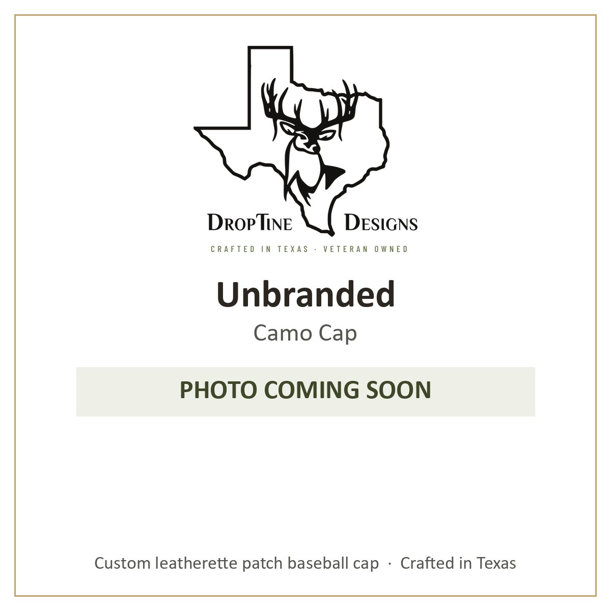 Photo coming soon: Unbranded Camo Cap
